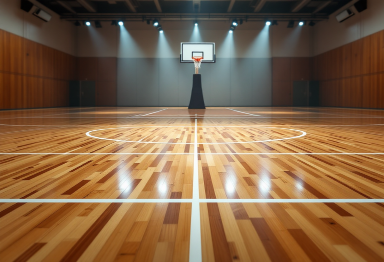 Giocatori della Real Sebastiani Rieti in azione contro Cantù