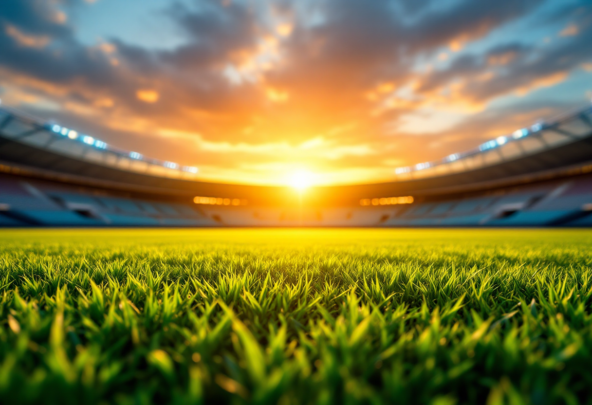 Giocatori di Rimini festeggiano la vittoria in campo