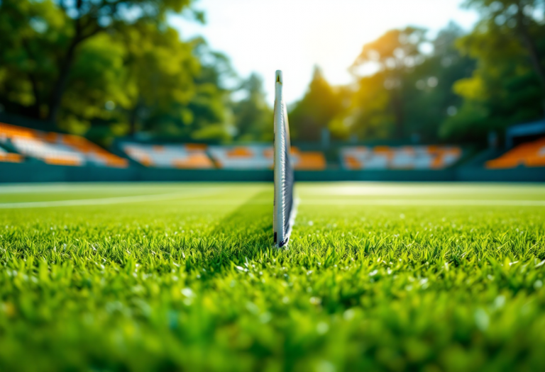 Sebastián Báez in azione al Roland Garros