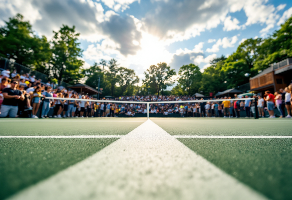 Taylor Fritz durante la partita al Roland Garros 2025
