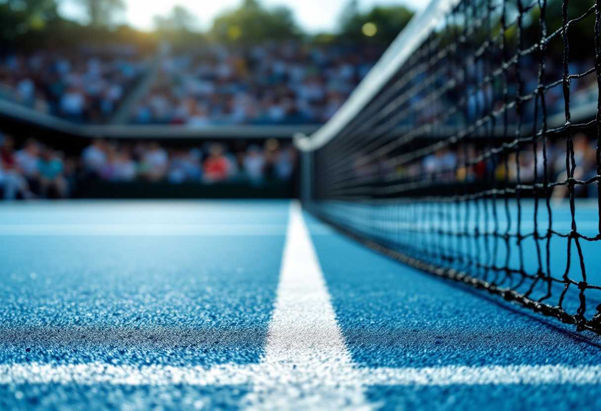 Giocatori di tennis italiani in un evento storico su Rai 1