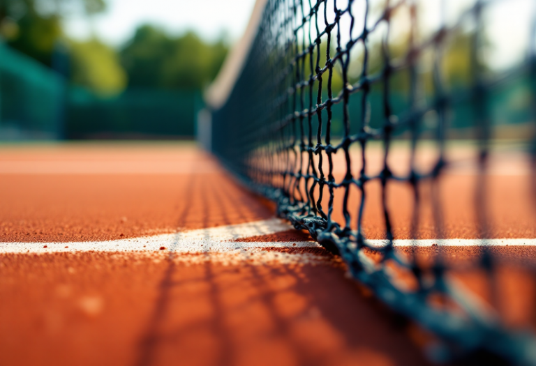 Partite di tennis in corso nei tornei internazionali di oggi