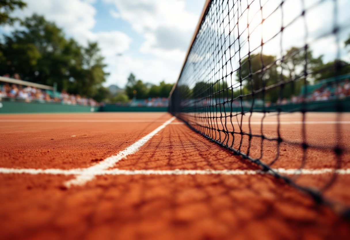 Partite di tennis in corso nei tornei internazionali di oggi