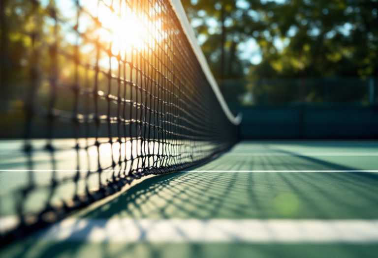 Giovani tennisti americani in azione al torneo di Santa Croce