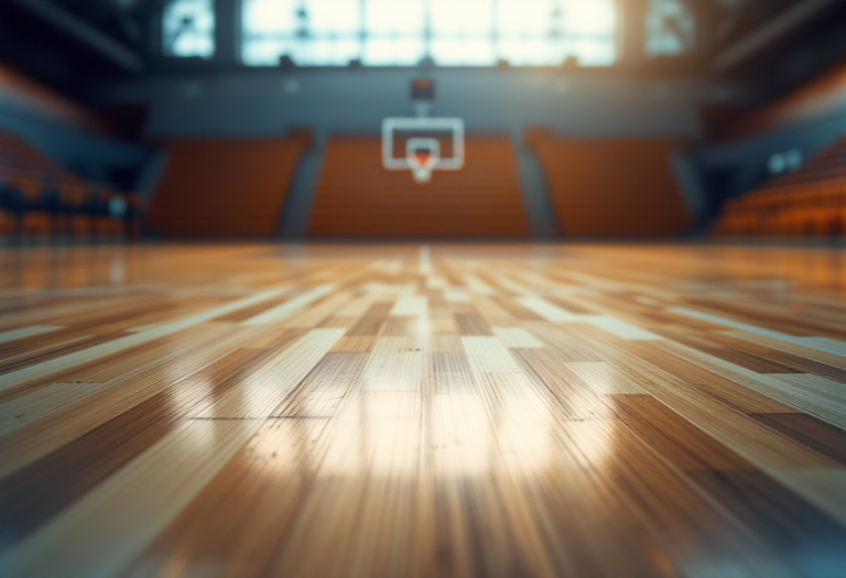 Tiago Splitter durante una partita con il Paris Basketball