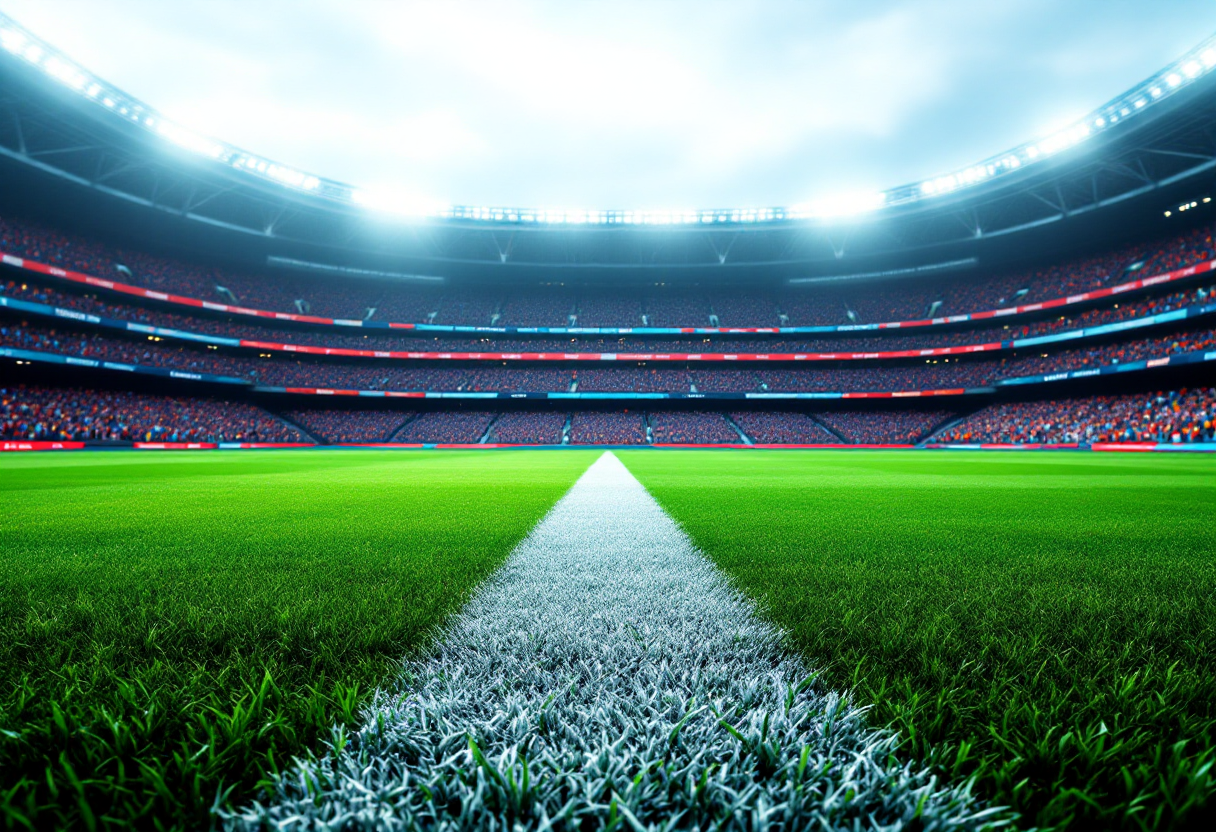 Tifosi del Genoa durante una partita contro la Sampdoria