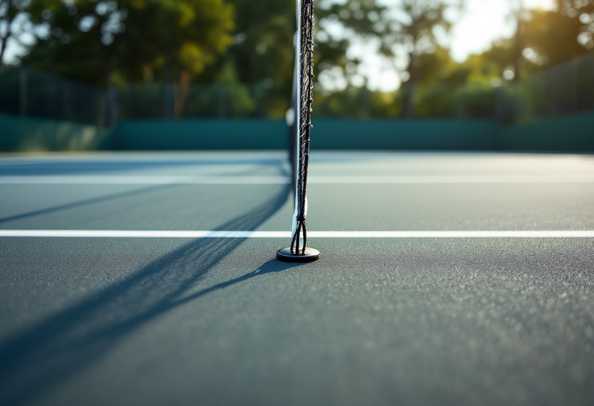 Giovani tennisti in azione al torneo Avvenire