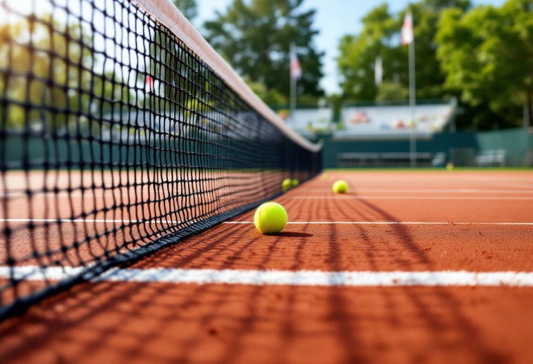 Giovani tennisti in azione al Torneo ITF di Santa Croce