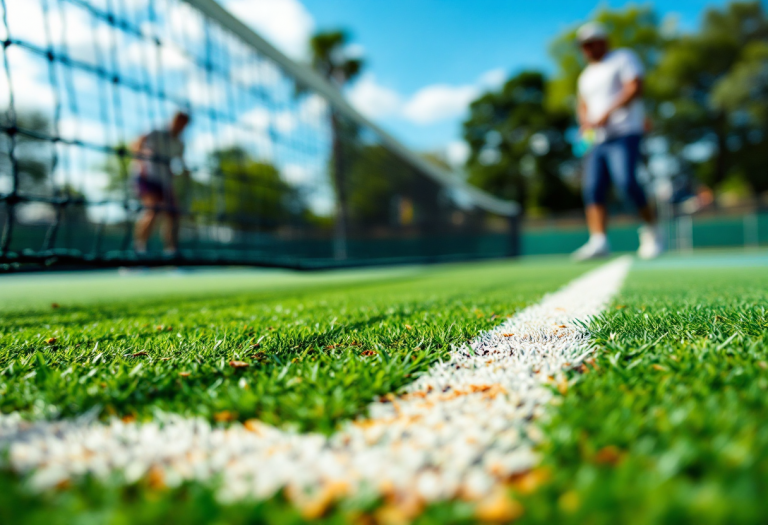 Giocatori di tennis in azione al torneo di Roma