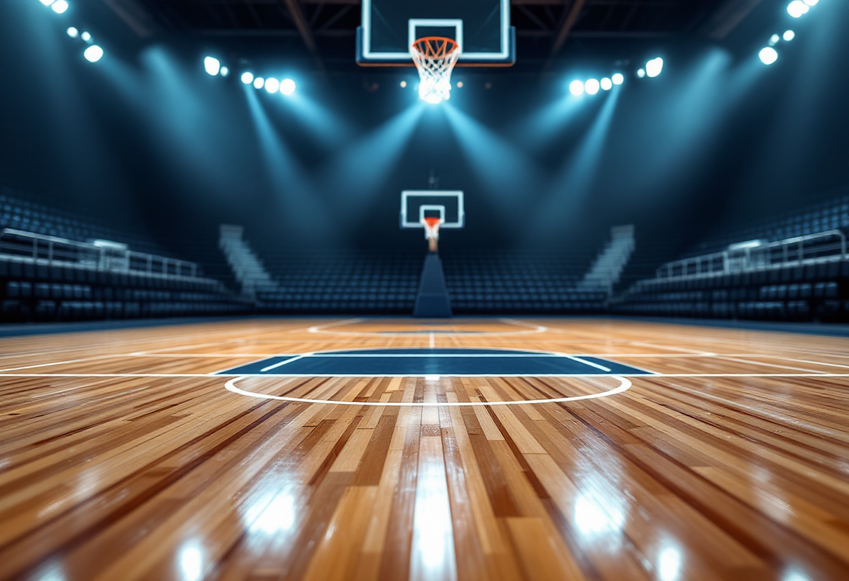 Unieuro Forlì in azione durante il match contro Cividale