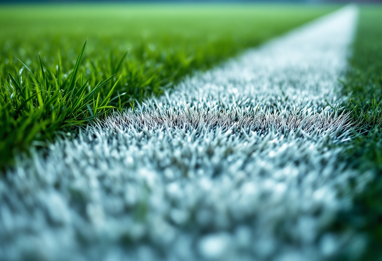 Giocatori di Venezia in azione contro il Cagliari