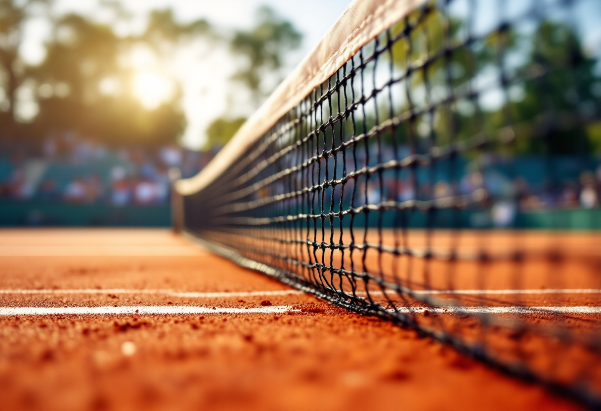 Giulio Zeppieri e Nuria Brancaccio durante le qualificazioni