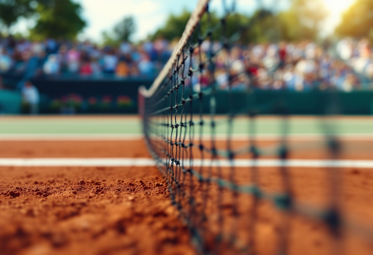 Novak Djokovic celebra la vittoria ai quarti di finale