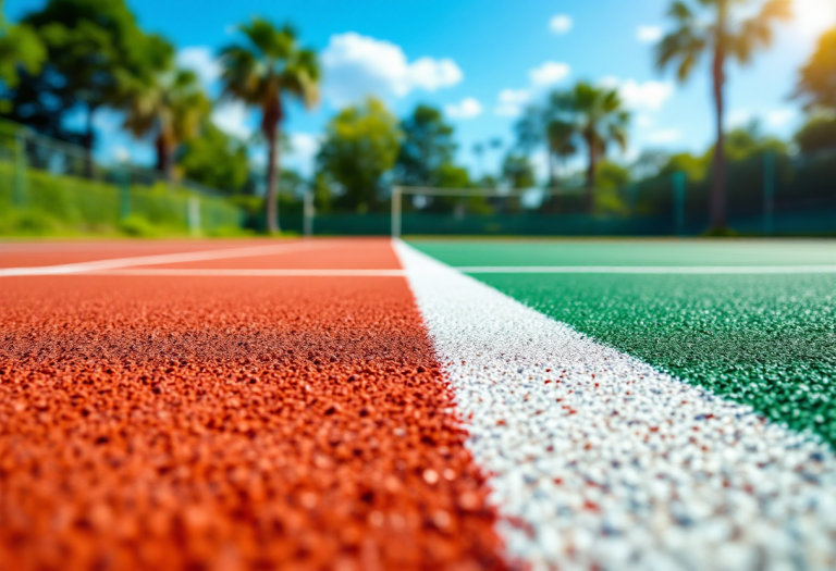 Garbero celebra il suo primo punto ATP nel tennis