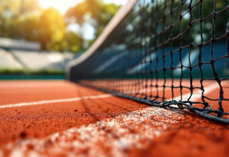 Jacopo Vasami durante il match ai quarti di finale