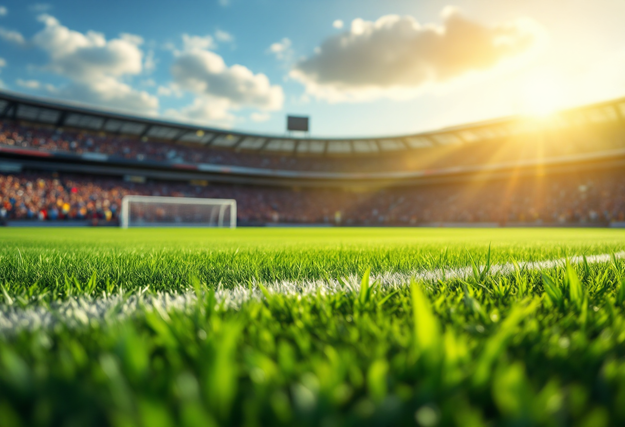 Mike Maignan in azione con la maglia del Milan