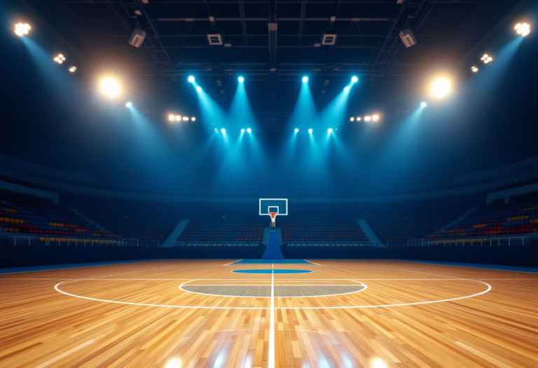 Pacers e Knicks in azione durante la finale della Eastern Conference