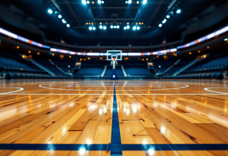 Simone Fontecchio in azione con i Detroit Pistons