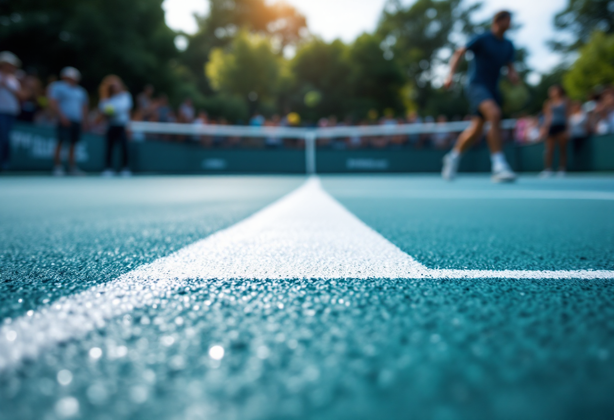 Sinner e Musetti in azione alle semifinali del Roland Garros