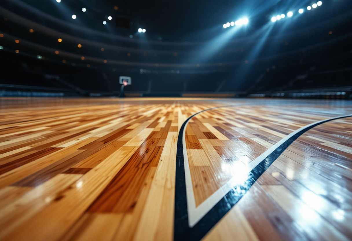 Logo di Sky e EuroLeague Basketball insieme