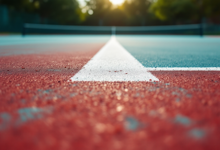 Giovani tennisti italiani in azione al Trofeo Avvenire