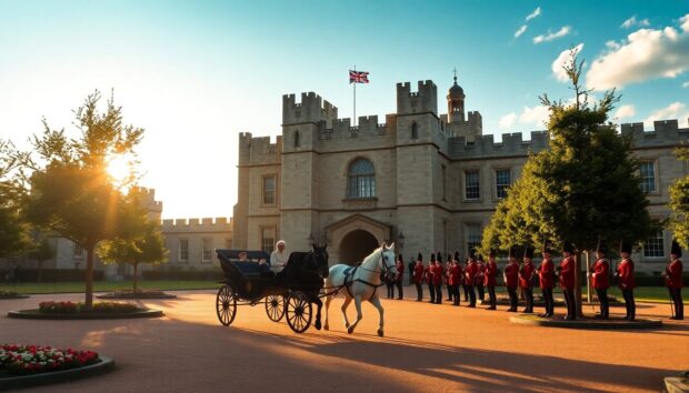 inside the royal welcome for donald trump and melania during their uk visit python 1757797141
