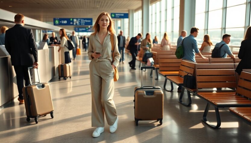 stylish and comfortable airport outfits for trendy travelers python 1758986841