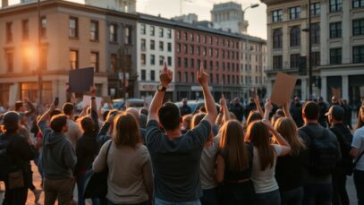 shooting incident sparks protests in city center 1761873325