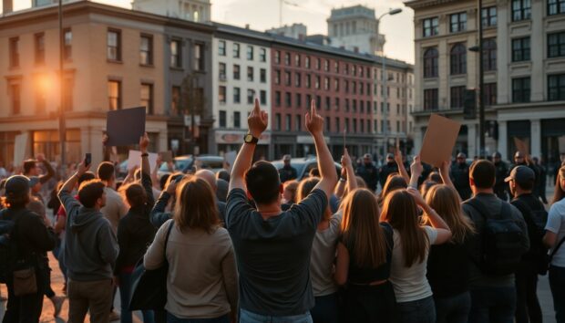 shooting incident sparks protests in city center 1761873325