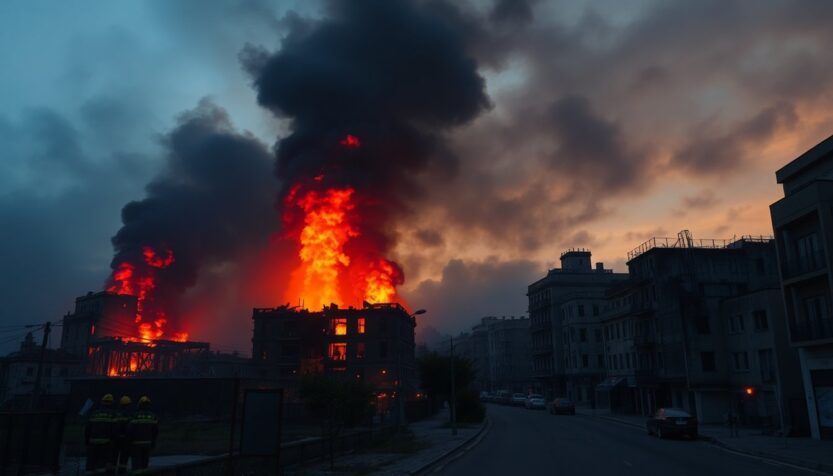 significant fire incident in city center causes widespread panic python 1759741174