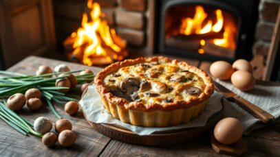 savory mushroom and chive tart recipe for cozy winter evenings 1765453930