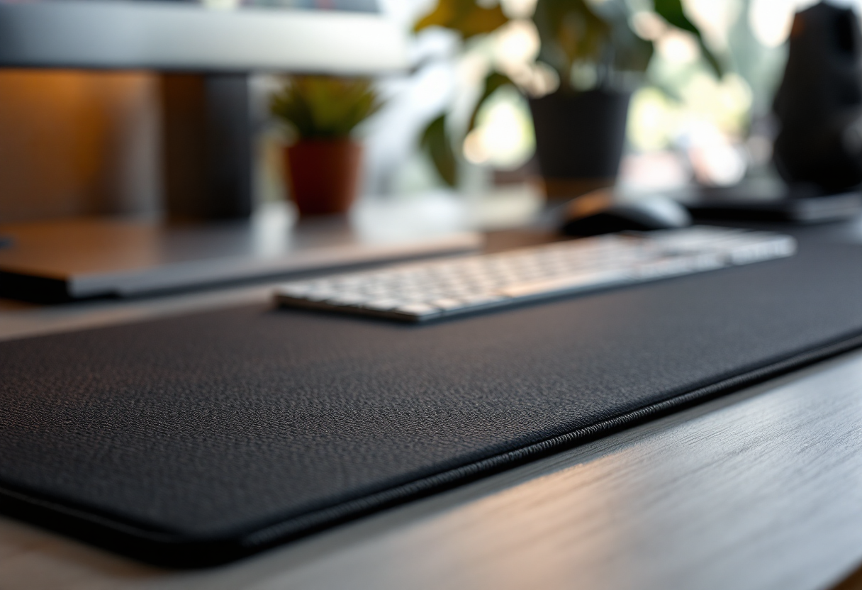 Tappetino da gaming ASUS ROG Scabbard II in uso