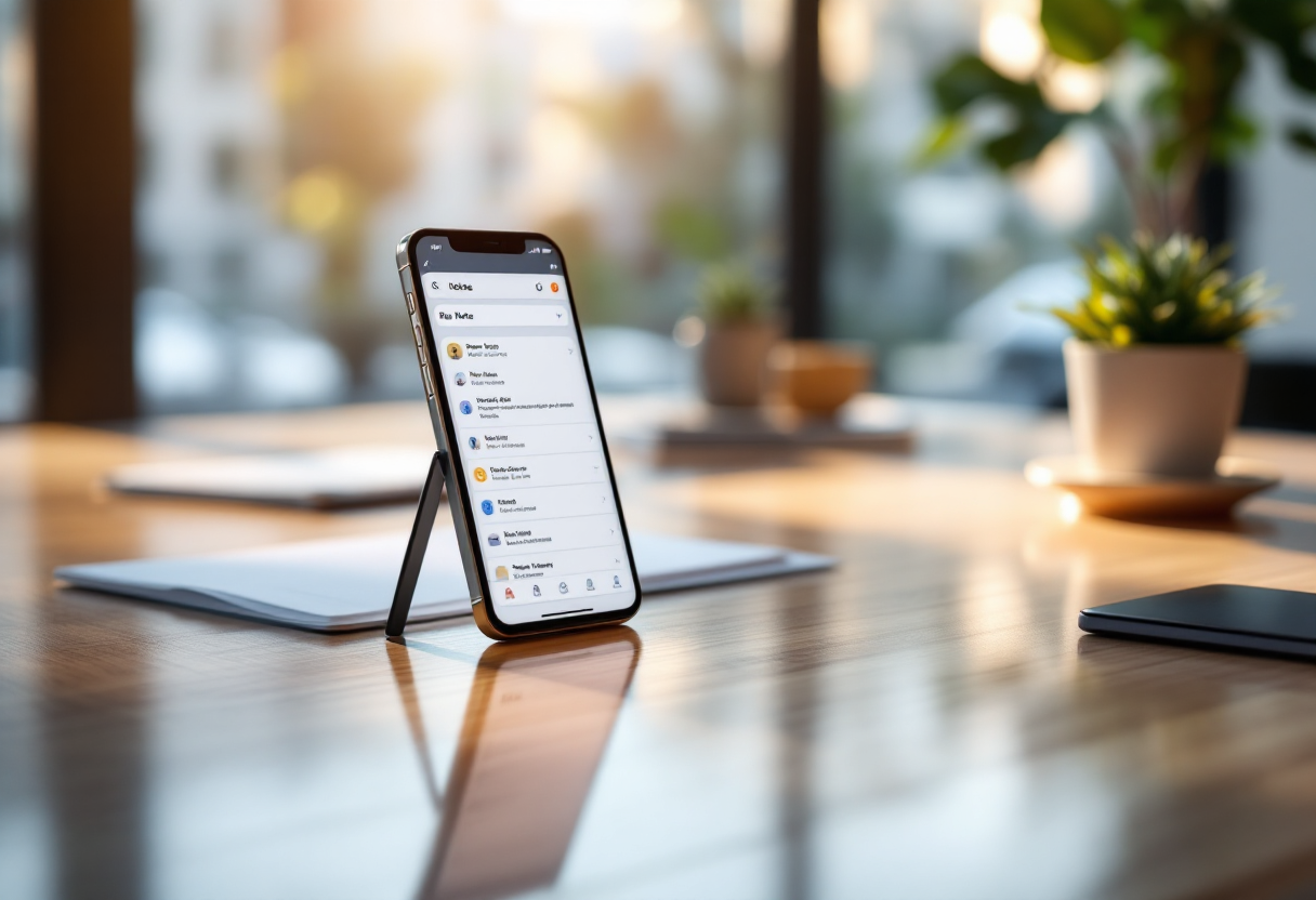Screenshot della nuova funzione note recenti nell'app Note di Apple