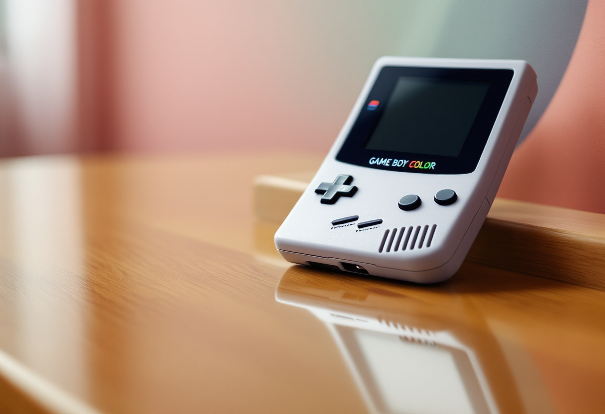 Console Chromatic che celebra il Game Boy Color