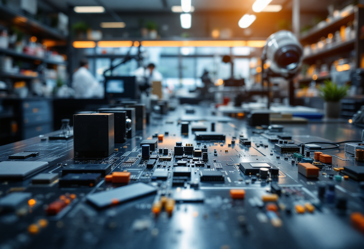 Illustrazione del collegamento quantistico in informatica