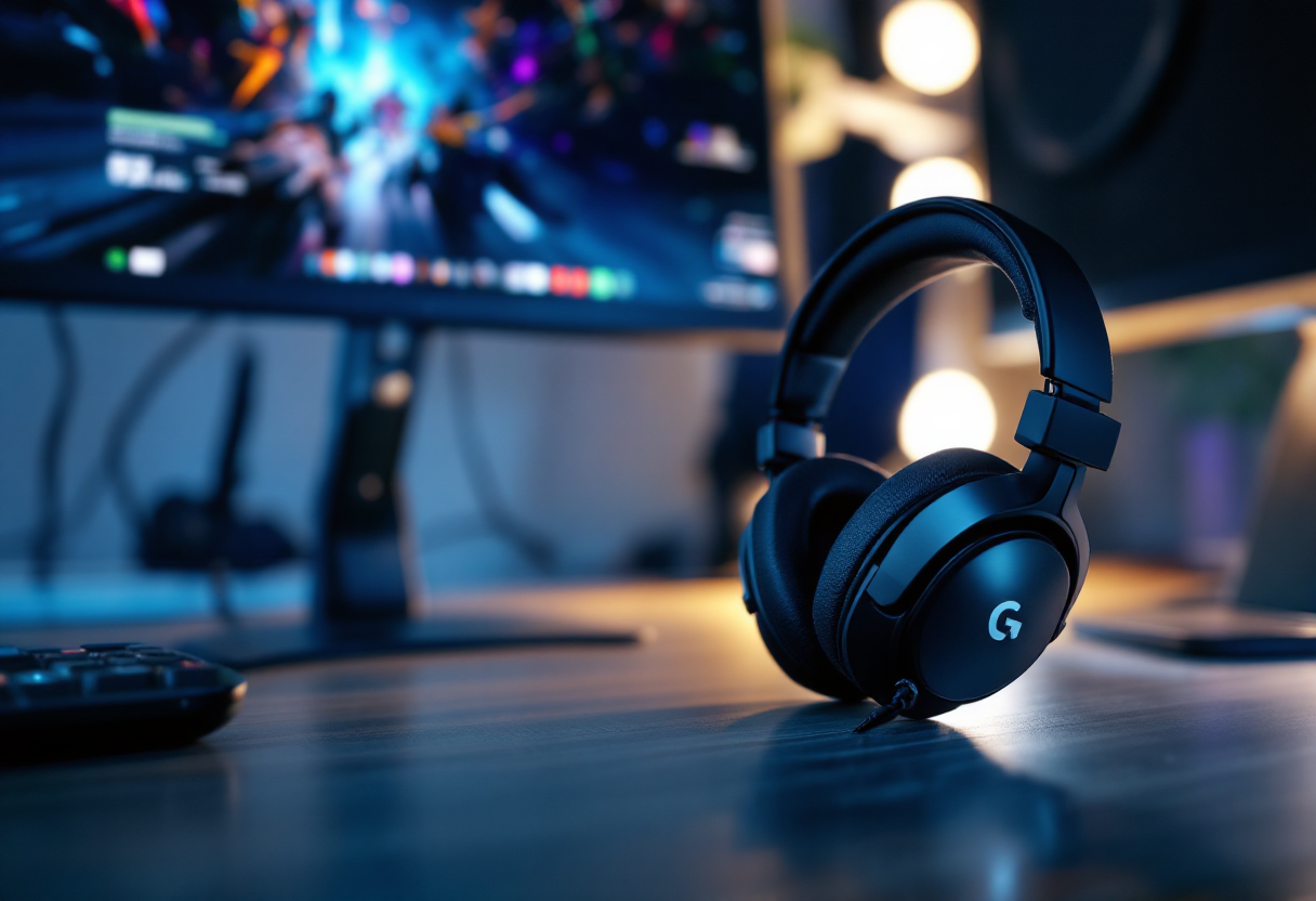 Cuffie da gaming Logitech G G432 con microfono