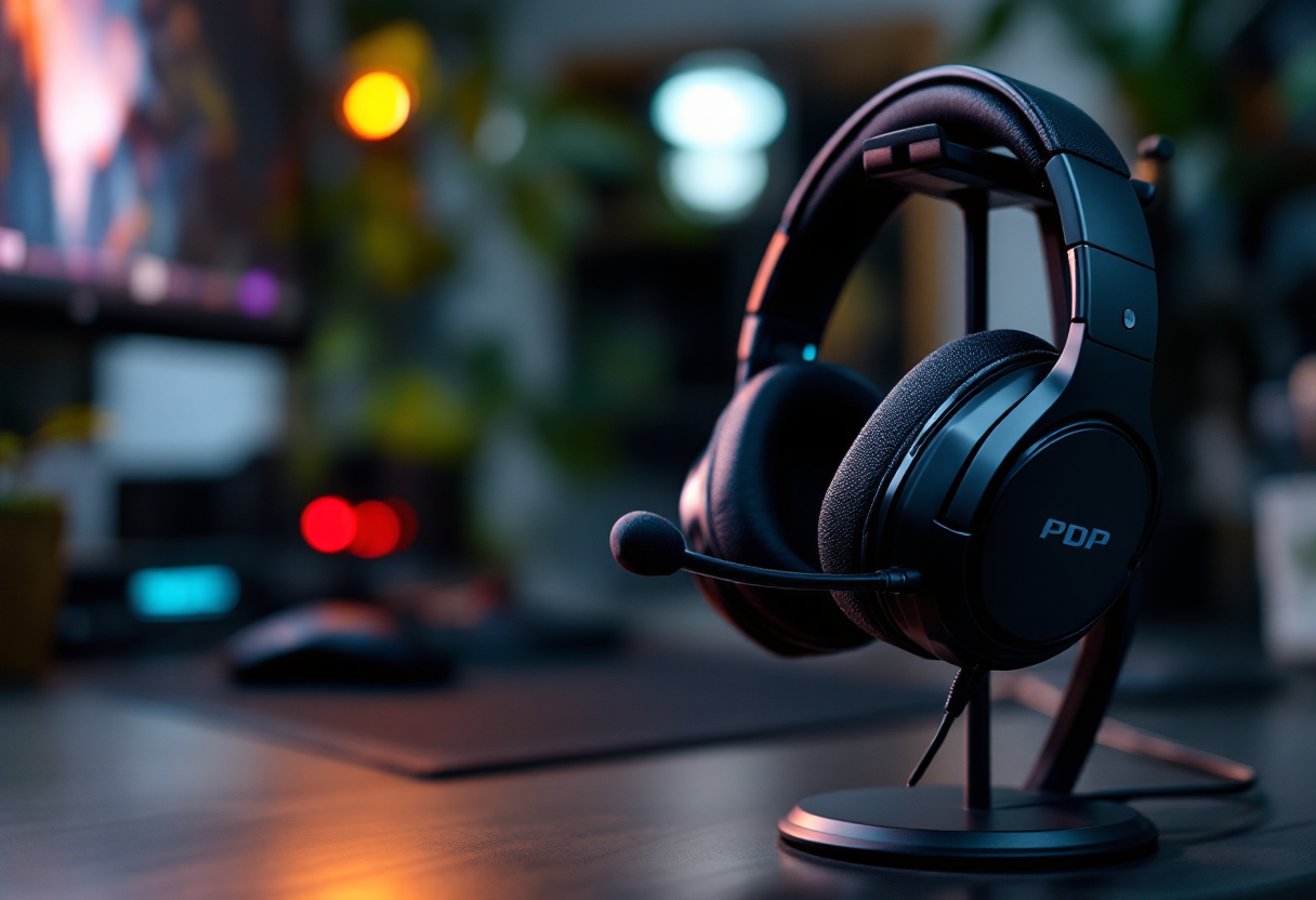 Cuffie da gaming wireless con design ergonomico e audio premium