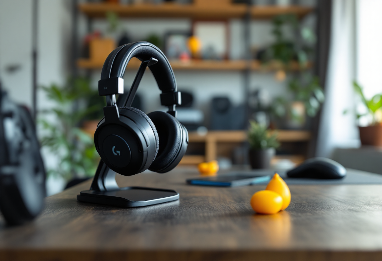 Cuffie da gaming Logitech G435 con design moderno