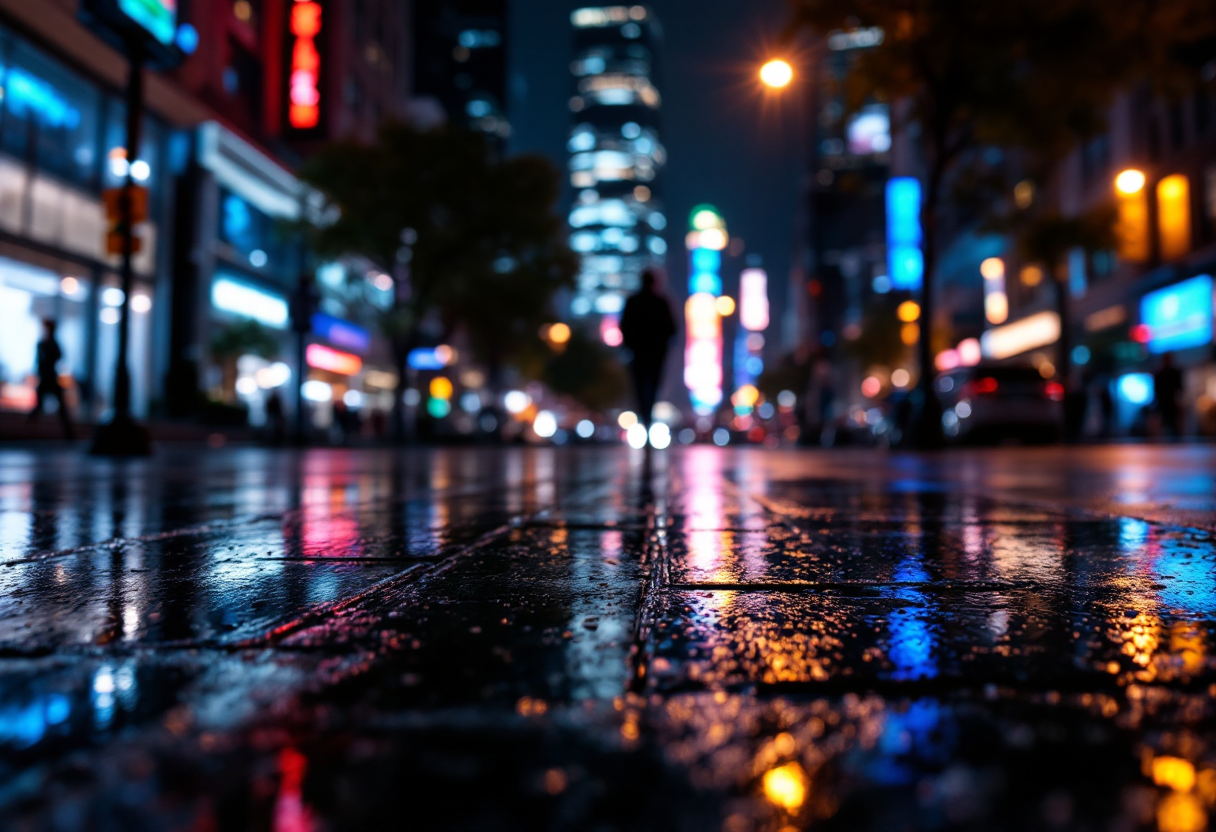 Daredevil in azione con il suo costume rosso iconico