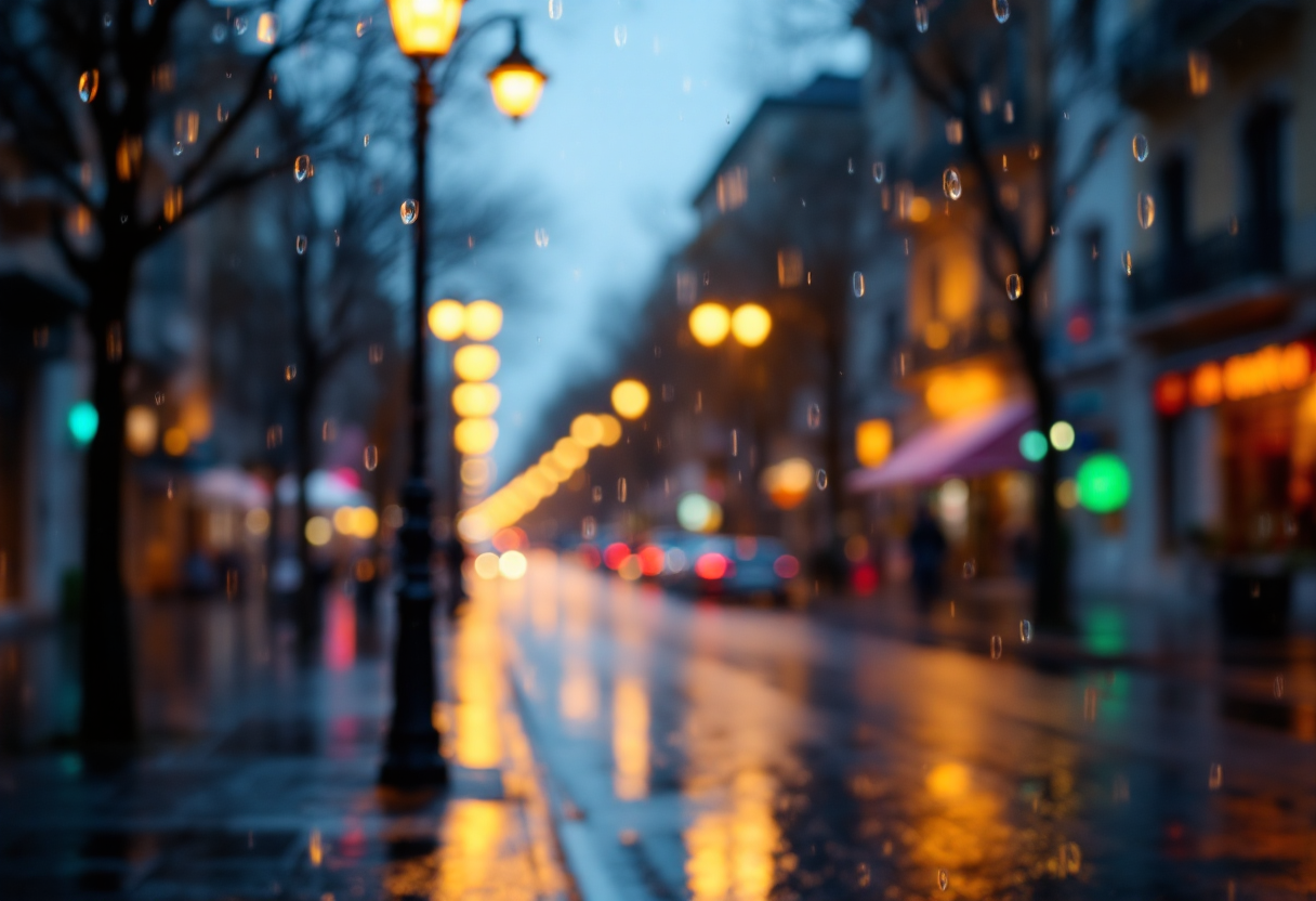 Illuminazione pubblica a San Benedetto con lampioni spenti