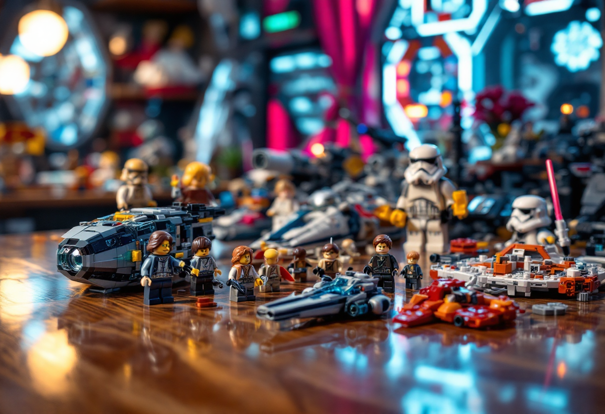 Immagine di LEGO Star Wars con personaggi iconici