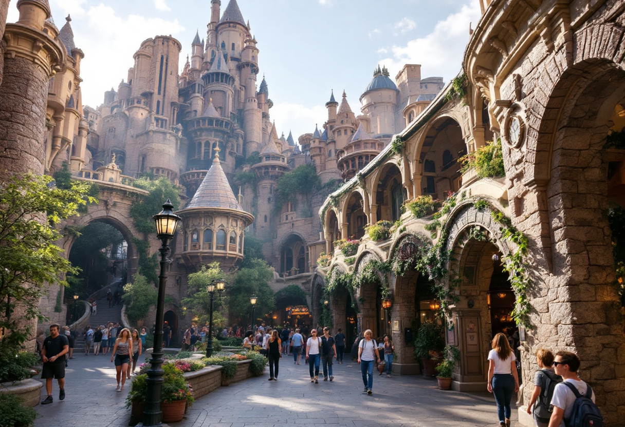 Luke Skywalker in costume a Disneyland durante un evento speciale