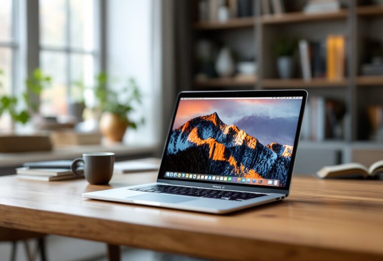 Nuovo MacBook Air con chip M4 in azione