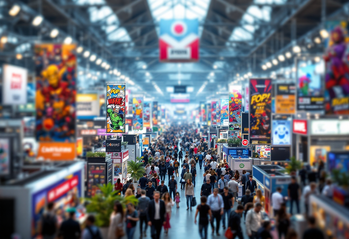 Immagine della fiera Megacon 2024 a Genova