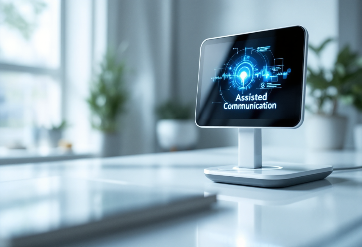 Immagine di neuroprotesi Brain2Qwerty in azione