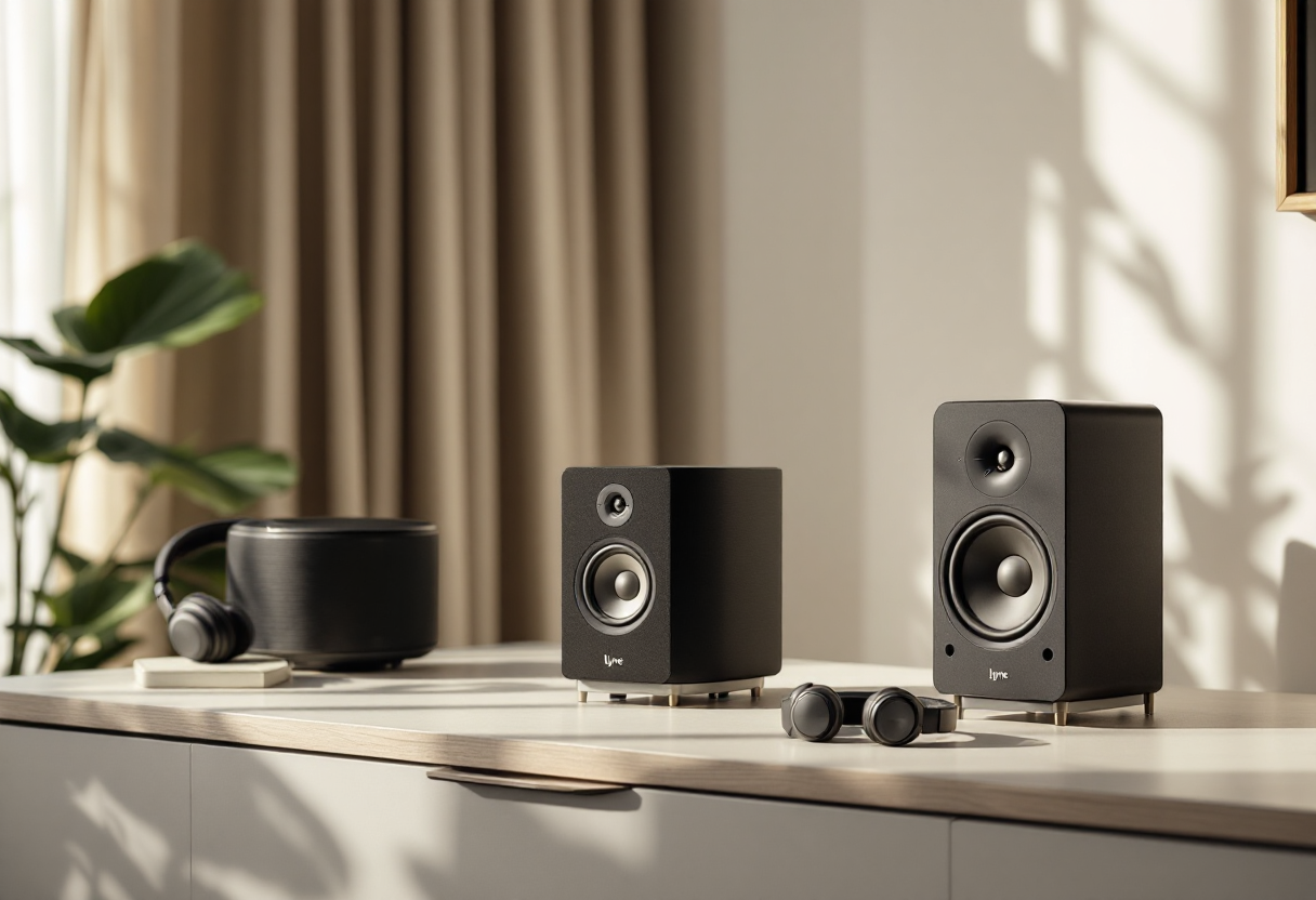 Altoparlanti e cuffie della collezione Lyne Originals