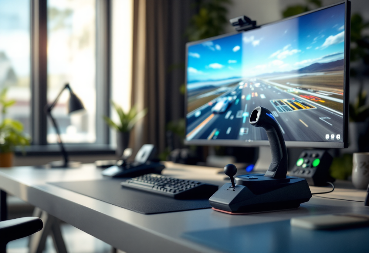 Periferiche per un'esperienza di volo immersiva