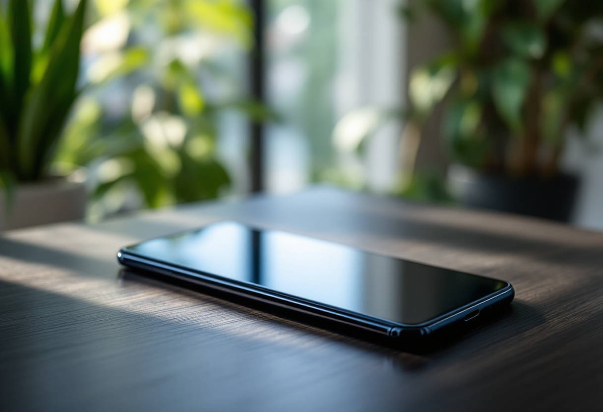 Samsung Galaxy S24 in primo piano con design elegante