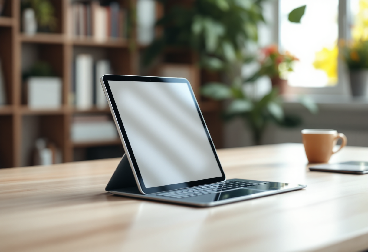 iPad Air 2024 in uso con diverse applicazioni