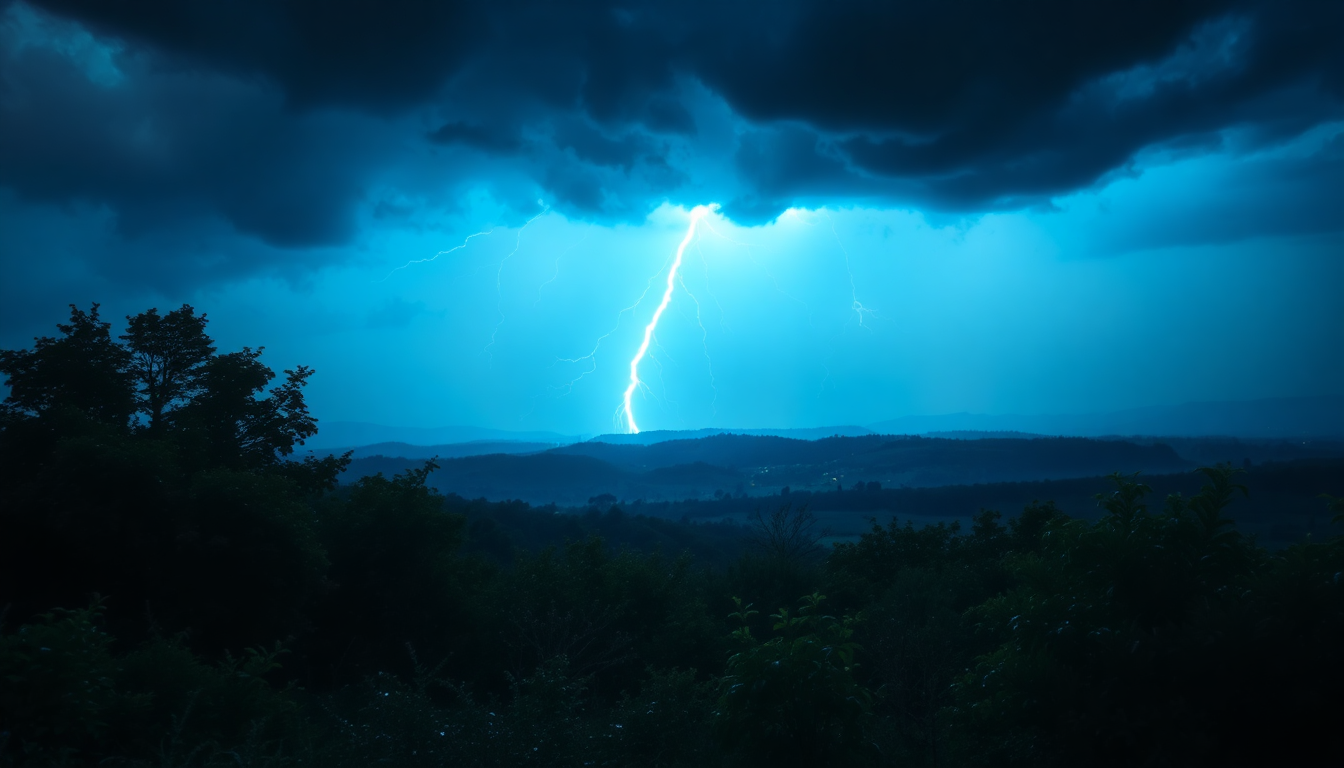 scopri il mistero della luce blu generata dai fulmini 1752482922